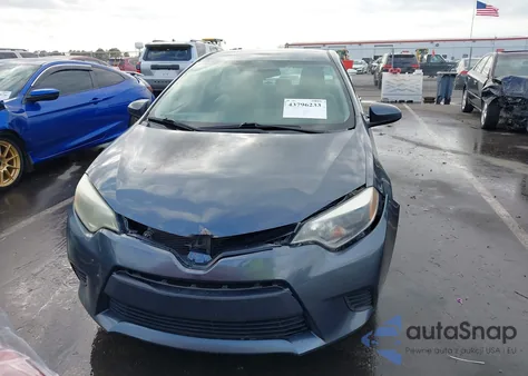 2014 Toyota Corolla Le from USA, damaged, VIN 5YFBURHE5EP165170